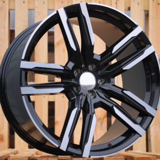 R21x10.5 5X112 ET 43 66.6 FE246 Black Polished (MB) For BMW