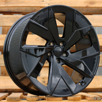 R20x8 5X112 ET 45 57.1 I5647 Black (BL) For VW (Z5) (ID.4/ID.5 (Front)