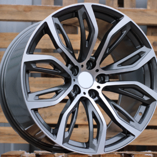 R21x10.5 5X120 ET 45 74.1 A5040 Grey Polished (MG) For BMW