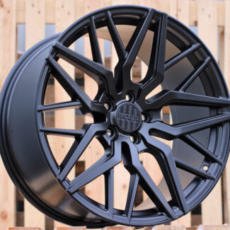 R19x8.5 5X120 ET 33 72.6 A5478 (HX035) Black Half Matt (BLHM) For HAXER (P) (Rear+Front)