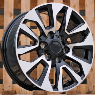 R16x7 6X139.7 ET 30 106.1 B1743 Black Polished (MB) For TOYOT (Z1)