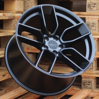 R20x11 5X115 ET 18 71.5 HX031 (IN5581) Black Half Matt (BLHM) For HAXER (P2+P1) (Rear+Front)