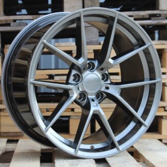 R19x8.5 5X120 ET 35 72.6 B1416 Gun Metal Half Matt (GMHM) For BMW (Z2) (Rear+Front)