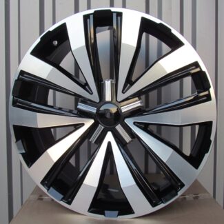 R17x7.5 5X120 ET 50 65.1 A5377 Black Polished (MB) For VW (P)