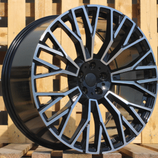 R22x10.5 5X112 ET 43 66.6 3S1111 Black Polished (MB) For BMW (K4) (HYBRID FORGED New BMW X5)