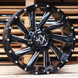 R18x9 6X139.7 ET 0 110.1 B1323 Black (BL) For 4X4 (Z1) (Black+Milling)