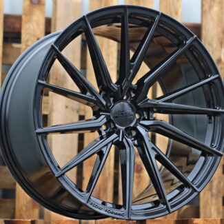 R22x9.5 5X112 ET 35 66.5 HX06F Black (BL) For HAXER (K4) (HYBRID FORGED (Front+Rear)