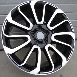 R22x9.5 5X120 ET 45 72.6 BY959 Black Polished (MB) For LAND (Z1)