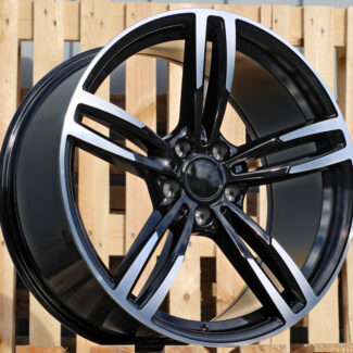 R16x7 5X120 ET 35 72.6 BK855 (BY1121) Black Polished (MB) For BMW (Z2)