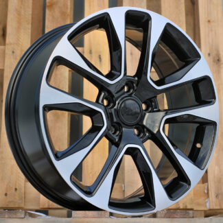 R20x8 5X127 ET 50 71.5 B5536 Black Polished (MB) For JEEP (K4)