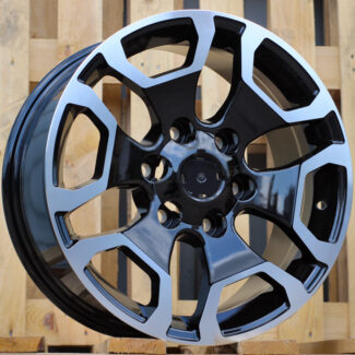 R17x7.5 6X139.7 ET 25 106.1 A6216 (BYD1841) Black Polished (MB) For TOYOT (Z1) (4x4)
