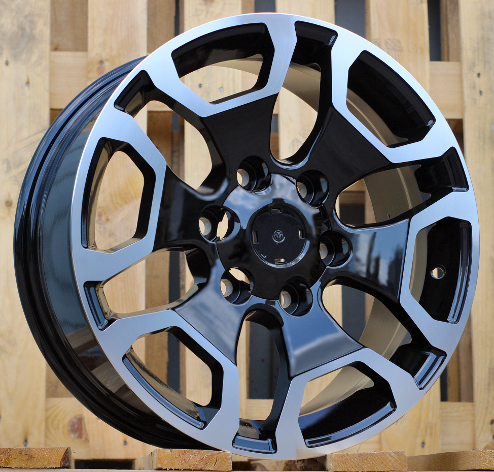 R17x7.5 6X139.7 ET 25 106.1 A6216 (BYD1841) Black Polished (MB) For TOYOT (Z1) (4x4)