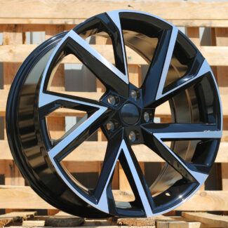 R19x8 5X112 ET 41 57.1 I5568 Black Polished (MB) For SKODA (P1)