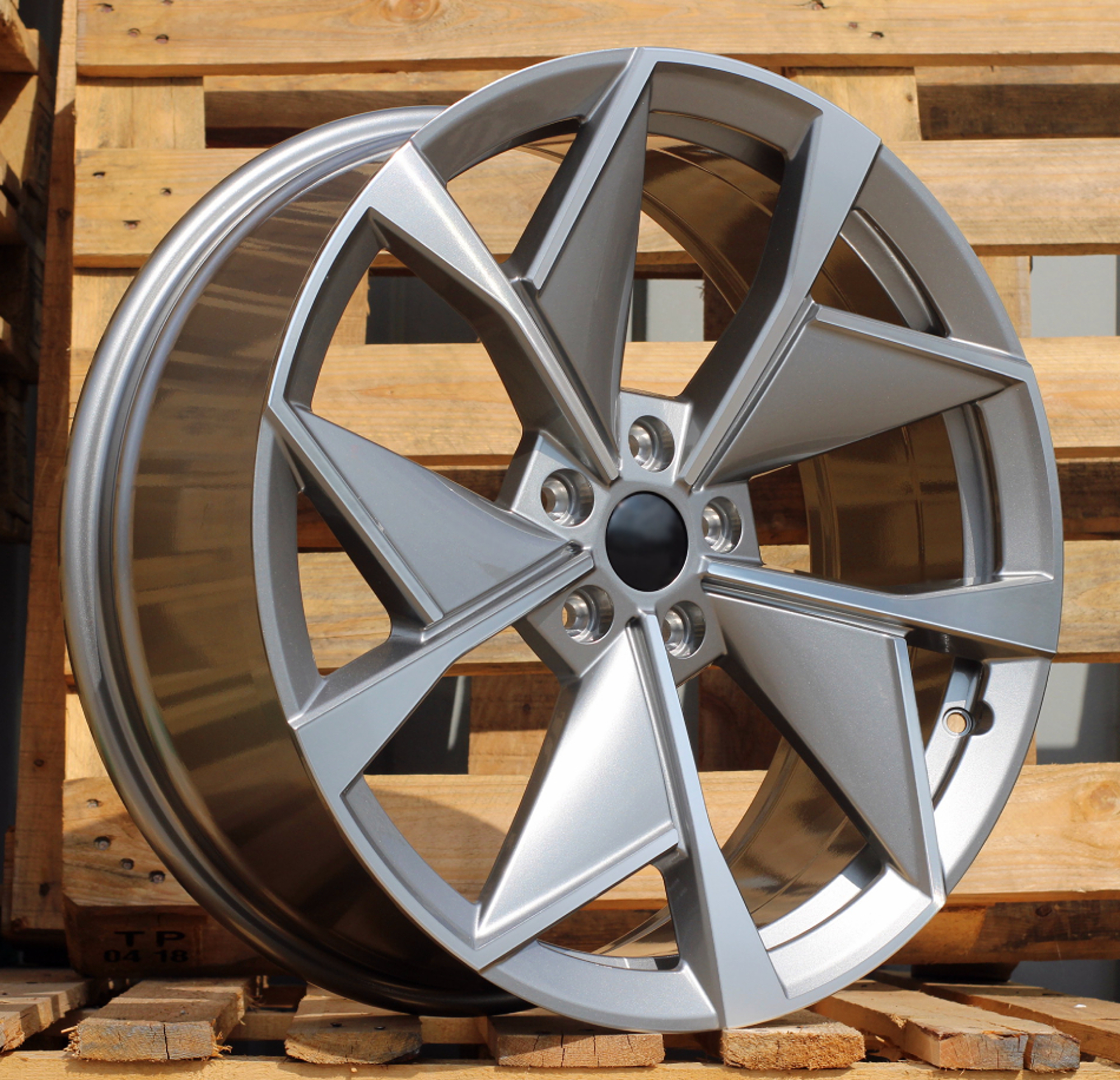 R19x8 5X112 ET 45 57.1 I5638 Grey Polished (MG) For SKODA