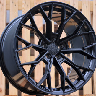 R20x10.5 5X120 ET 40 72.6 HX039 Black (BL) For HAXER (K2) (Rear+Front)