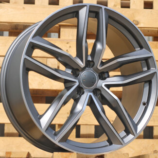 R20x9 5X112 ET 33 66.5 BK690 (IN5228) Grey Polished Half Matt (MGHM) For AUD (K7)
