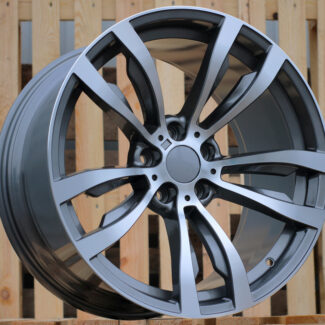 R20x10 5X120 ET 40 74.1 B1057 Grey Polished (MG) For BMW (Z3) (Rear+Front)