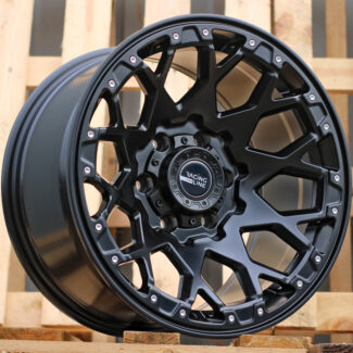 R17x9 6X139.7 ET M6 87.1 B1108 Black Half Matt (BLHM) For 4X4 (R)