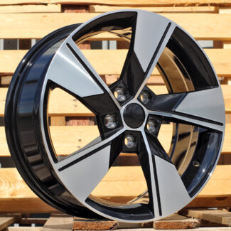 R17x7 5X112 ET 46 57.1 I5626 Black Polished (MB) For SKODA (P2)