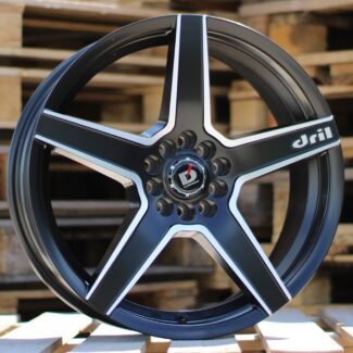 R18x8 10X105/114 ET 35 67.1 A5274 Black Polished Half Matt (MBHM) For RACIN