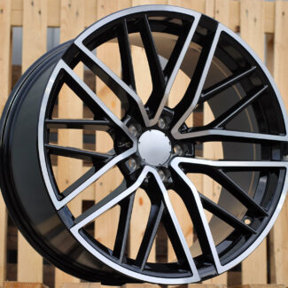R20x8.5 5X112 ET 40 66.6 FE248 Black Polished (MB) For MER (Z5) (GLC Class Coupe (Front)