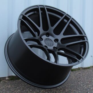 R19x9 5X120 ET 20 74.1 HX020 (SSA04) Black Half Matt (BLHM) For HAXER (P+Z4) (Rear+Front)
