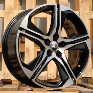 R18x7.5 5X112 ET 46 57.1 B5817 Black Polished (MB) For SEAT (L5)