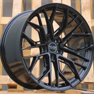 R19x9.5 5X112 ET 20 66.5 HX015F (3S5981) Black (BL) For HAXER (K4) (HYBRID FORGED)