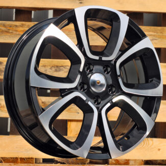 R17x7 4X108 ET 25 65.1 B5850 Black Polished (MB) For CITRO (D3)
