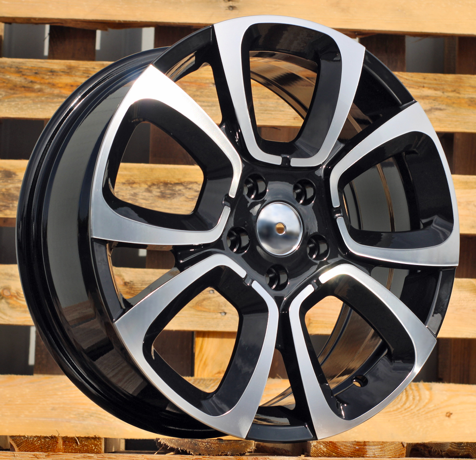 R17x7 5X108 ET 47 65.1 B5850 Black Polished (MB) For CITRO (R)