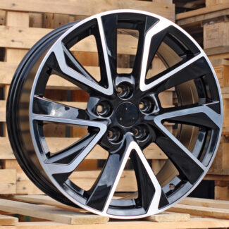 R16x6.5 5X100 ET 39 54.1 B5463 Black Polished (MB) For TOYOT (R)