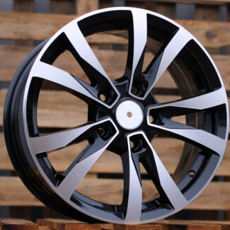 R16x6.5 5X105 ET 39 56.6 BK533 Black Polished (MB) For OPEL (D1)