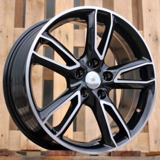 R18x7.5 5X114.3 ET 48 67.1 M502 (FR560) Black Polished (MB) For MAZDA (P1)