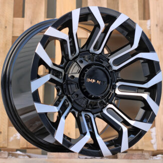 R17x9 6X139.7 ET M12 110.1 B1799 Black Polished (MB) For 4X4 (Z1)