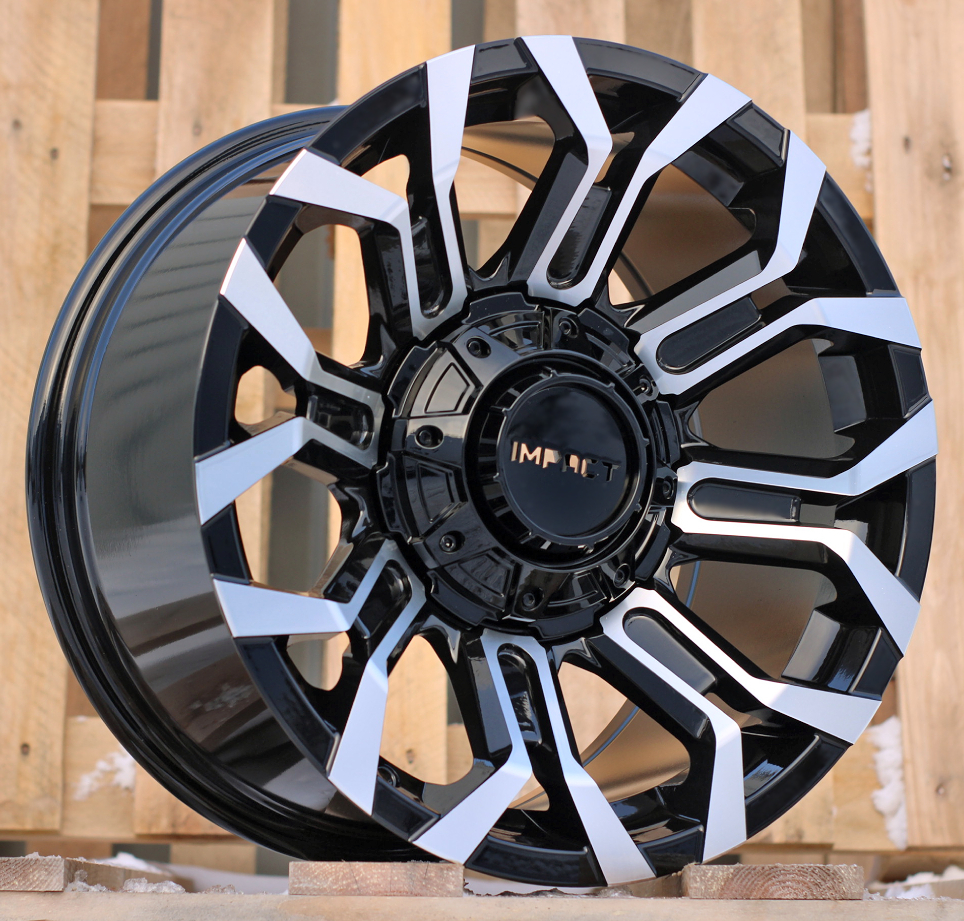 R17x9 6X139.7 ET M12 110.1 B1799 Black Polished (MB) For 4X4 (Z1)