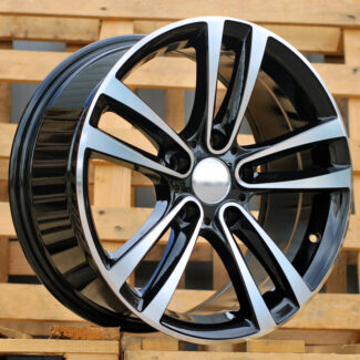R17x8 5X120 ET 34 72.6 A5035 Black Polished (MB) For BMW (P)
