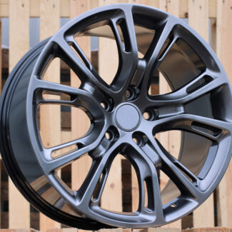 R20x9 5X127 ET 34 71.5 BK568 Hyper Black (HB) For JEEP (K4+P)