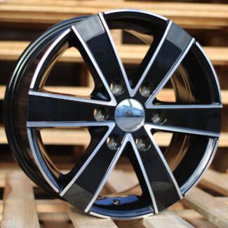 R16x7 6X130 ET 60 84.1 BK474 Black Polished (MB) For MER (R) (4x4 (max 1250kg)