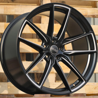 R21x9 5X112 ET 28 66.6 HX045 Black Half Matt (BLHM) For HAXER (Z2) (Milling (Front+Rear)