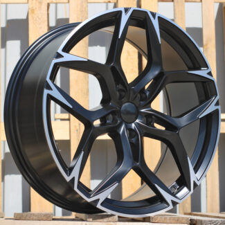 R18x8 5X112 ET 40 57.1 I5572 (FBX220) Black Polished Half Matt (MBHM) For CUPRA (Z5+K8+Z6) (HYBRID FORGED)