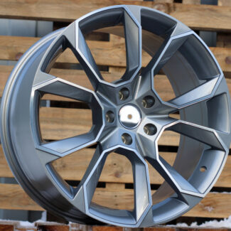 R16x6.5 5X112 ET 46 57.1 SK516 (BK5278) Grey Polished (MG) For SKODA (R)