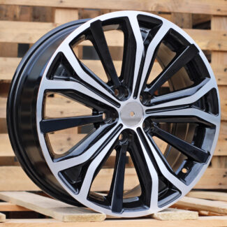 R17x7 5X108 ET 46 65.1 BK591 Black Polished (MB) For PEUG (P)