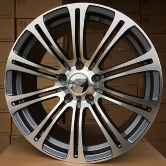 R17x7.5 5X120 ET 34 72.6 E568 (BK139) Grey Polished (MG) For BMW