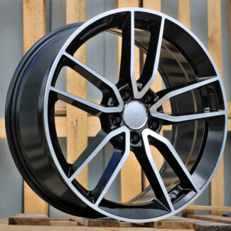 R17x7.5 5X112 ET 45 66.6 B5461 Black Polished (MB) For MER (P)
