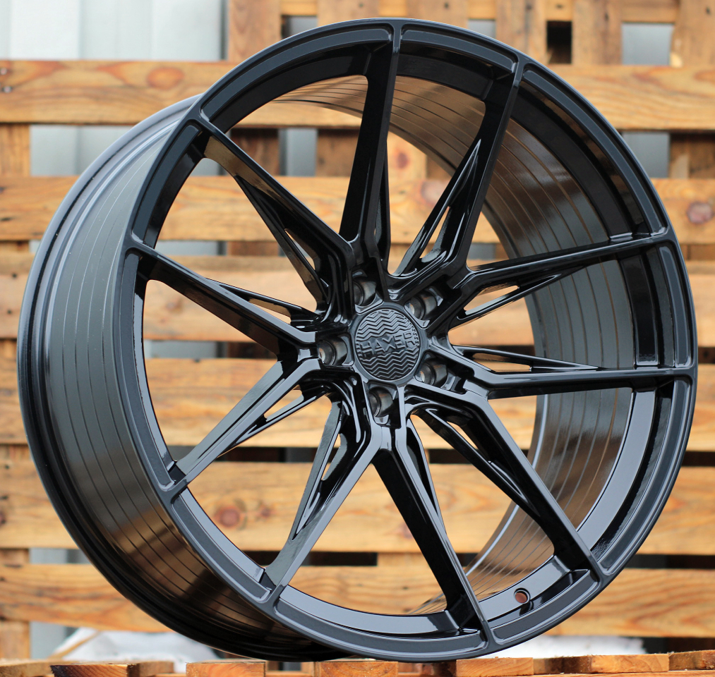 R17x8 5X112 ET 38 66.5 HX036 (A5581) Black (BL) For HAXER (P2+P)