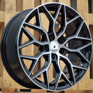 R17x7.5 5X112 ET 40 66.5 B5812 Black Polished (MB) For RACIN (P) (Style Vossen)