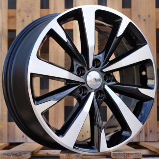 R18x7.5 5X112 ET 46 57.1 B5869 Black Polished (MB) For SEAT (K2)