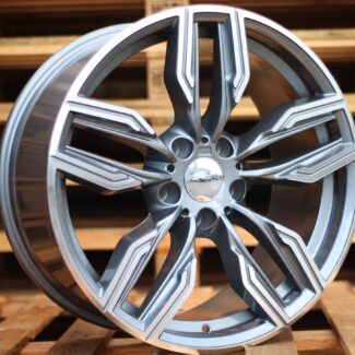 R19x9.5 5X120 ET 33 72.6 B5181 Grey Polished (MG) For BMW