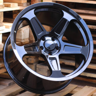 R20x10.5 5X115 ET 25 71.5 B1393 Black (BL) For RACIN (P+Z1) (REAR+FRONT DODGE)