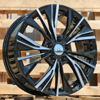 R17x7 5X114.3 ET 35 66.1 FE224 (QC1550) Black Polished (MB) For NISS (K7) (JUKE New Model)